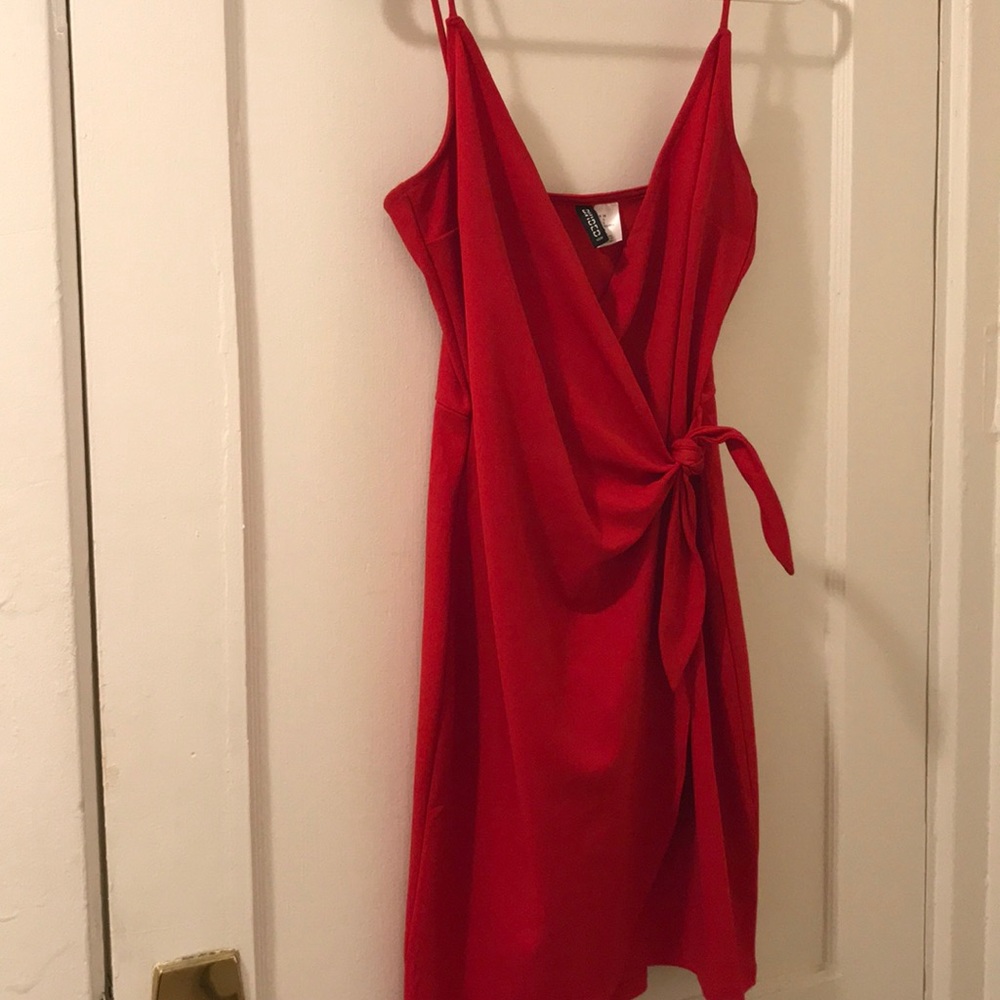 Red H&M dress